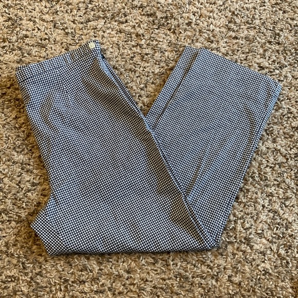 Territories black and white gingham ankle pants Size 8 - Picture 1 of 3